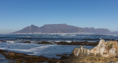 Table Mountain From Bloubergstrand